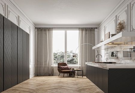 Kuche7 Redefines Culinary Luxury with the Striking Charcoal Kitchen